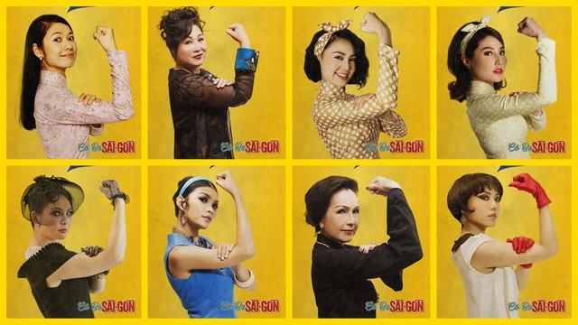 Dàn diễn viên Cô Ba Sài Gòn cùng bộ ảnh đề cao tinh thần nữ quyền