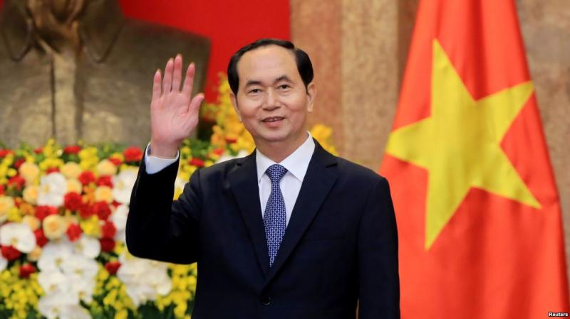 Ảnh chân dung chủ tịch nước Trần Đại Quang