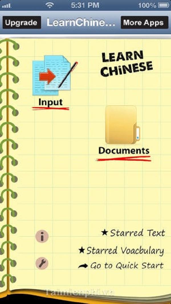 Ứng dụng LearnChinese Free for iOS