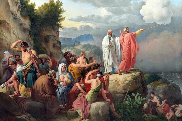 Aaron và Moses trong cuộc xuất hành dẫn dắt dân Israel