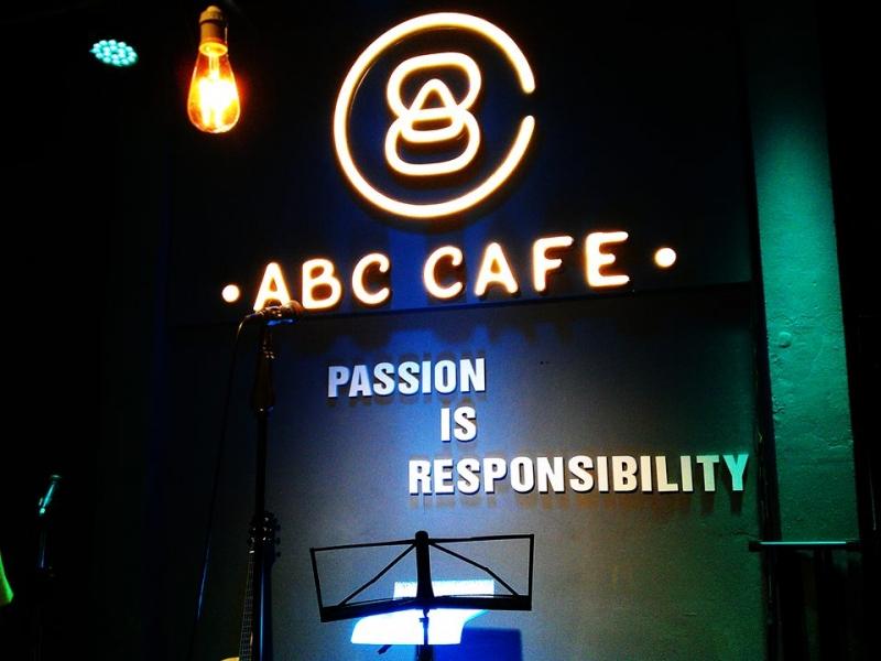 Không gian tại ABC Coffee