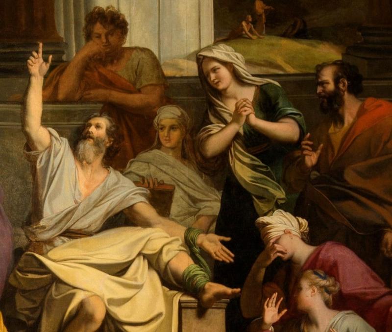 Tiên tri Agabus tiên đoán về một nạn đói nghiêm trọng sẽ lan rộng khắp đế quốc La Mã