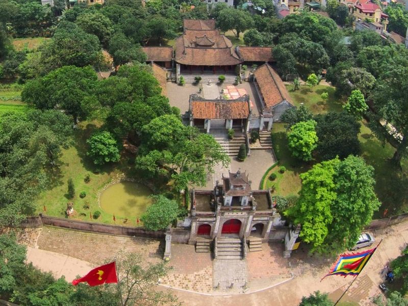 Toàn cảnh chùa Cổ Loa, nơi Am Mỵ Châu tọa lạc