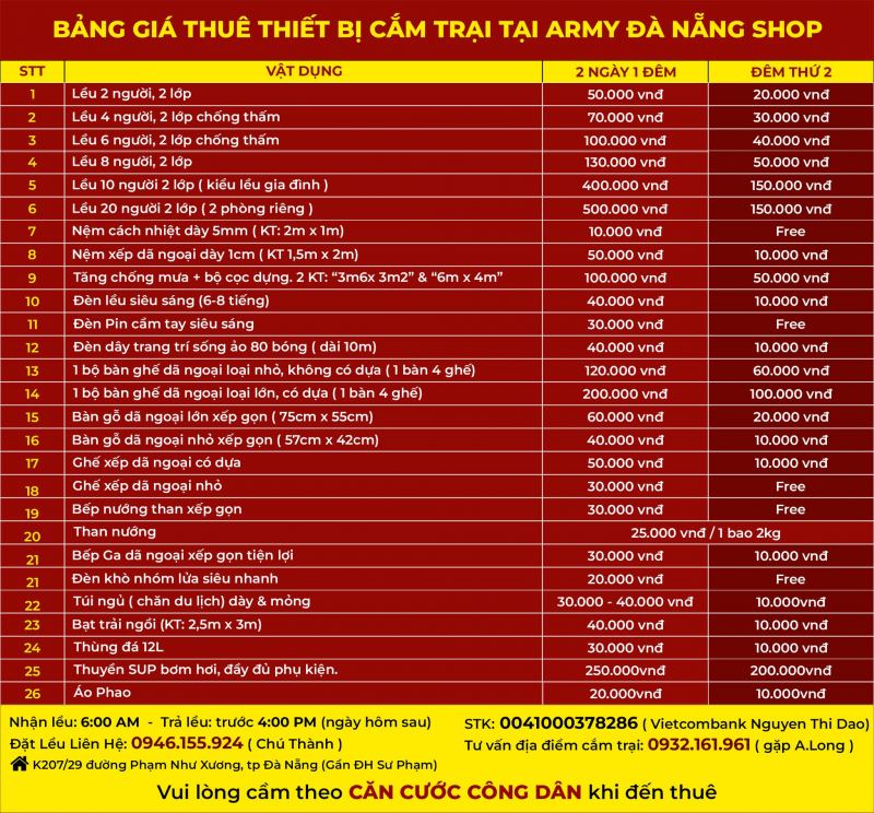 Army Đà Nẵng Shop