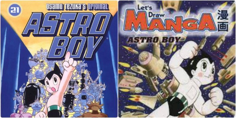 Bìa các tập truyện Astro Boy