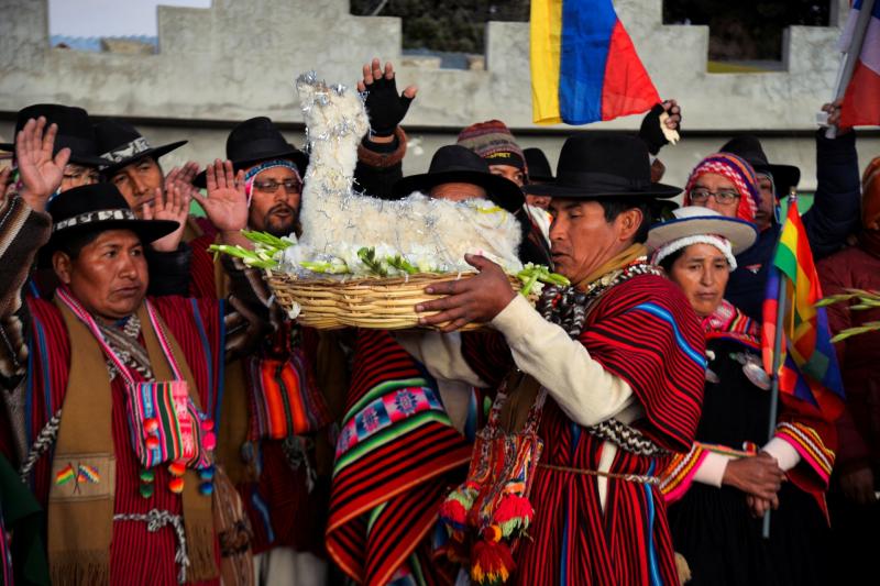 Ngôn ngữ Aymara: Andes, Nam Mỹ