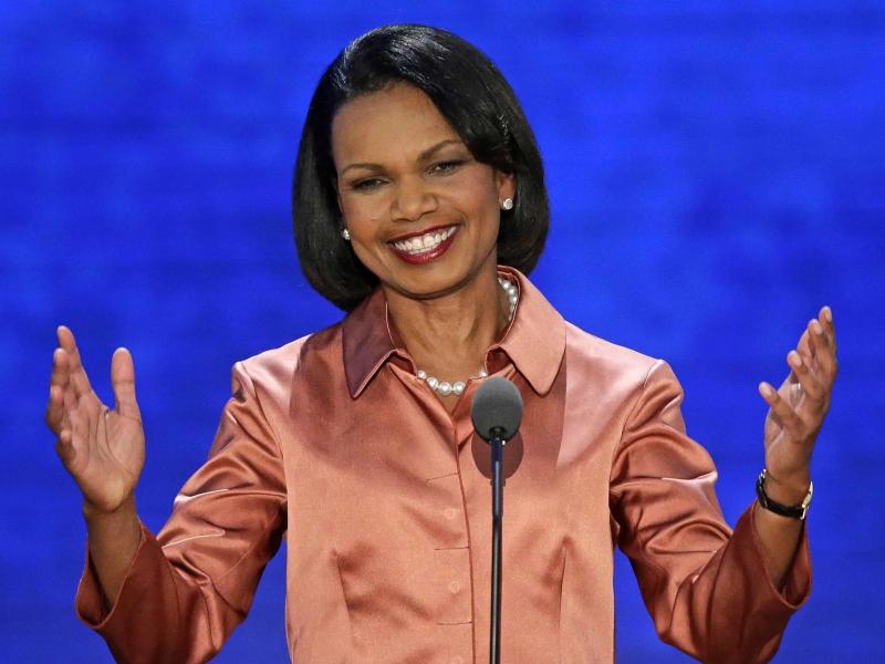 Bà Condoleezza Rice là ngoại trưởng Mỹ dưới thời tổng thống George W. Bush