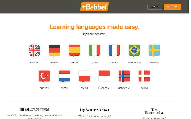﻿﻿Babbel là một nền tảng học ngôn ngữ trực tuyến vô cùng hiệu quả.
