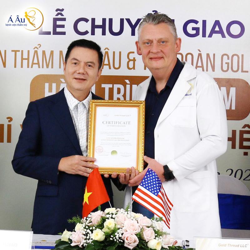 Bác sĩ Phan Thành Hào chuyển giao Công nghệ chỉ vàng 24K thế hệ mới - Kỷ niệm 10 năm hợp tác cùng Tập đoàn Gold Thread LLC