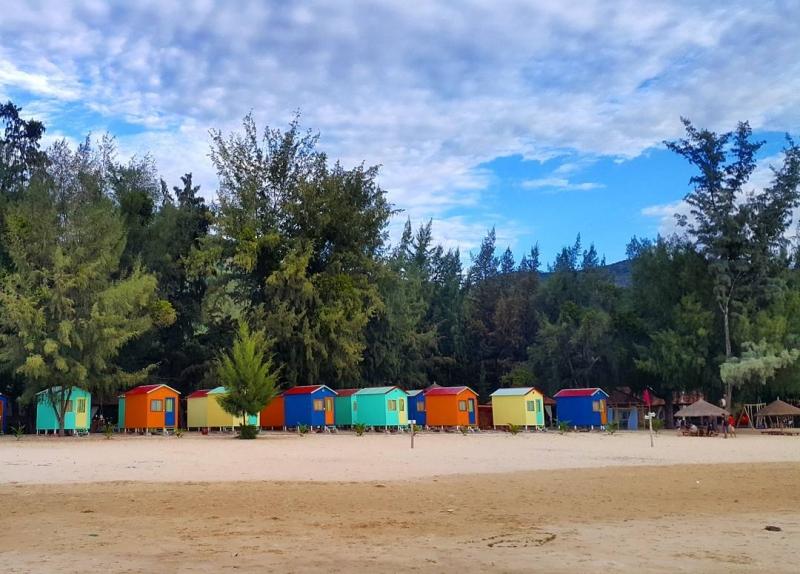 địa điểm cắm trại tại khu du lịch biển Đại Lãnh