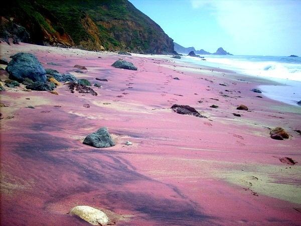 Bãi biển cát tím Pfeiffer, California