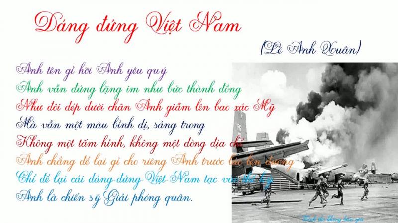 Bài thơ: Dáng đứng Việt Nam