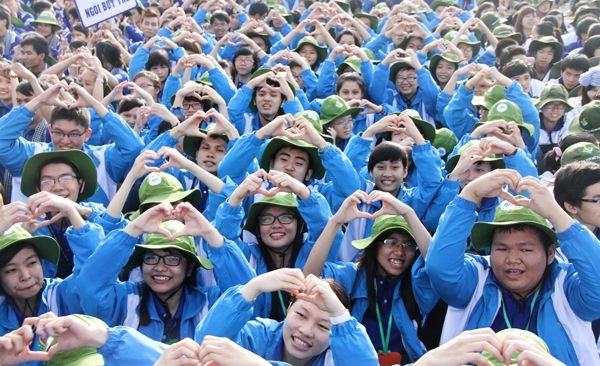 Tình yêu tuổi trẻ dành cho đoàn thanh niên Việt Nam