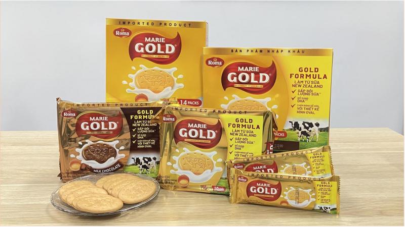 Thơm ngon, giàu dinh dưỡng với gói nhỏ tiện lợi có thể bỏ cặp mang đi mọi lúc mọi nơi, bánh quy sữa Marie Gold là lựa chọn lý tưởng cho bữa nhẹ bổ dưỡng của trẻ hằng ngày.