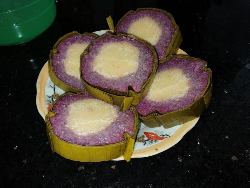 Bánh tét lá cẩm - Bánh Tét Huỳnh Thảo