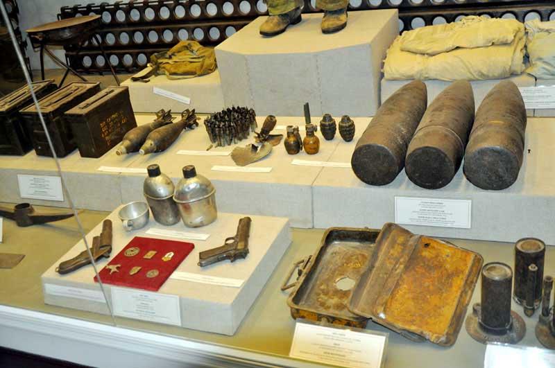 Hiện vật tại Bảo tàng chiến thắng Điện Biên
