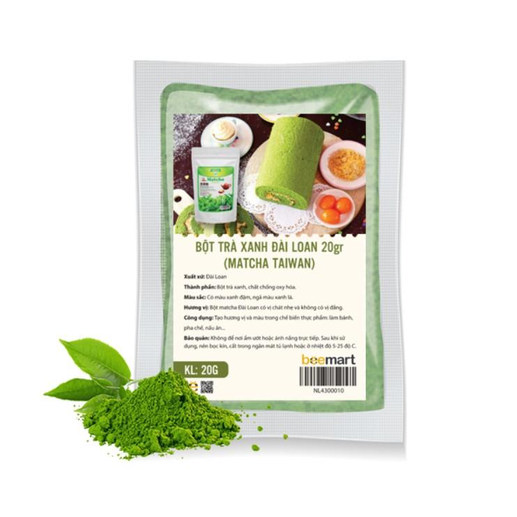 Bột trà xanh Đài Loan 20gr - Beemart