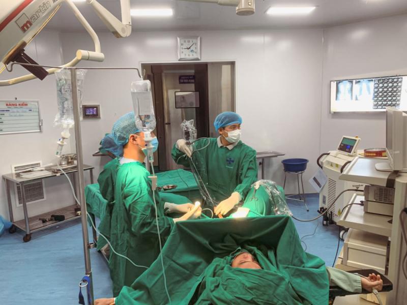 Phẫu thuật nội soi là một trong những kỹ thuật chuyên môn sâu đang được đẩy mạnh tại  BVĐK tỉnh Hà Nam