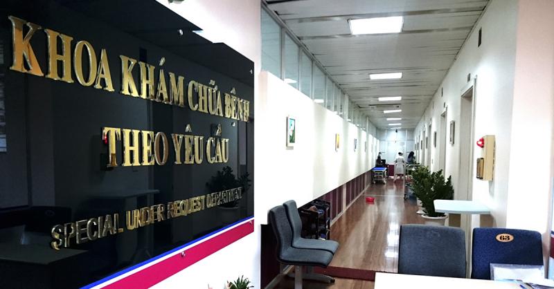 Khoa khám chữa bệnh theo yêu cầu tại Bệnh viện Đại học Y Hà Nội