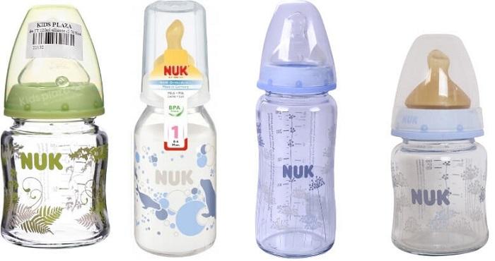 Bình sữa Nuk với nhiều kích thước khác nhau