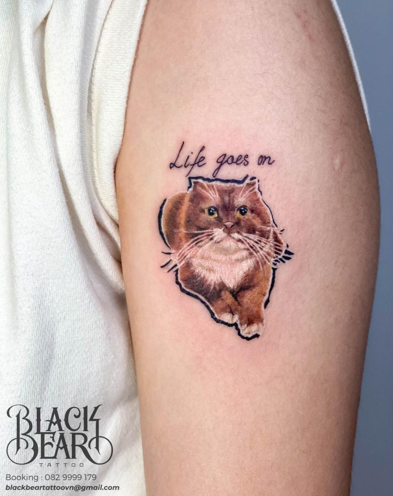 Một tác phẩm của Black Bear Tatto