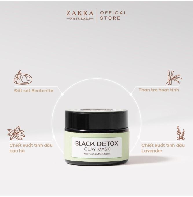 Black Detox Clay Mask Zakka Naturals