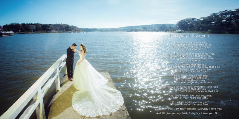 Ảnh cưới tại Hồ Xuân Hương Đà Lạt