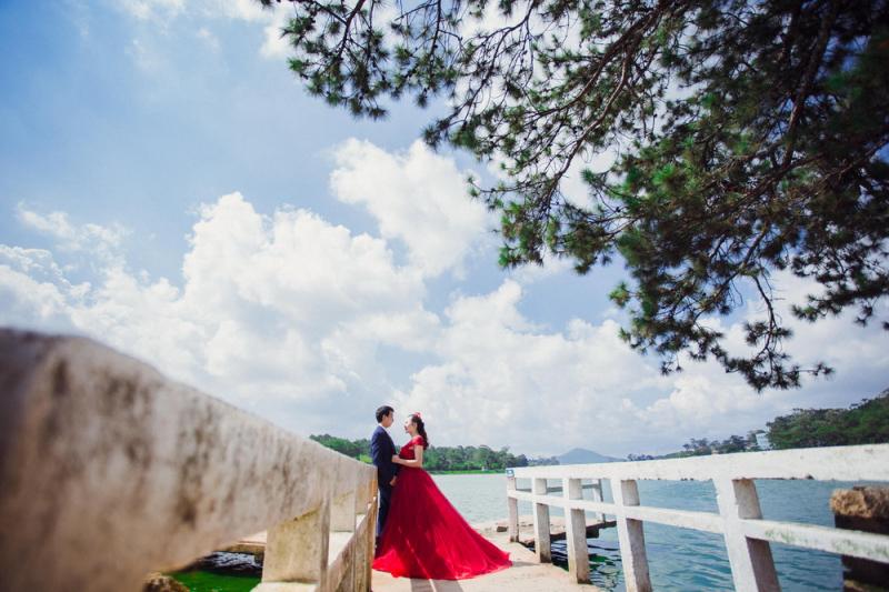 Ảnh cưới tại Hồ Xuân Hương Đà Lạt