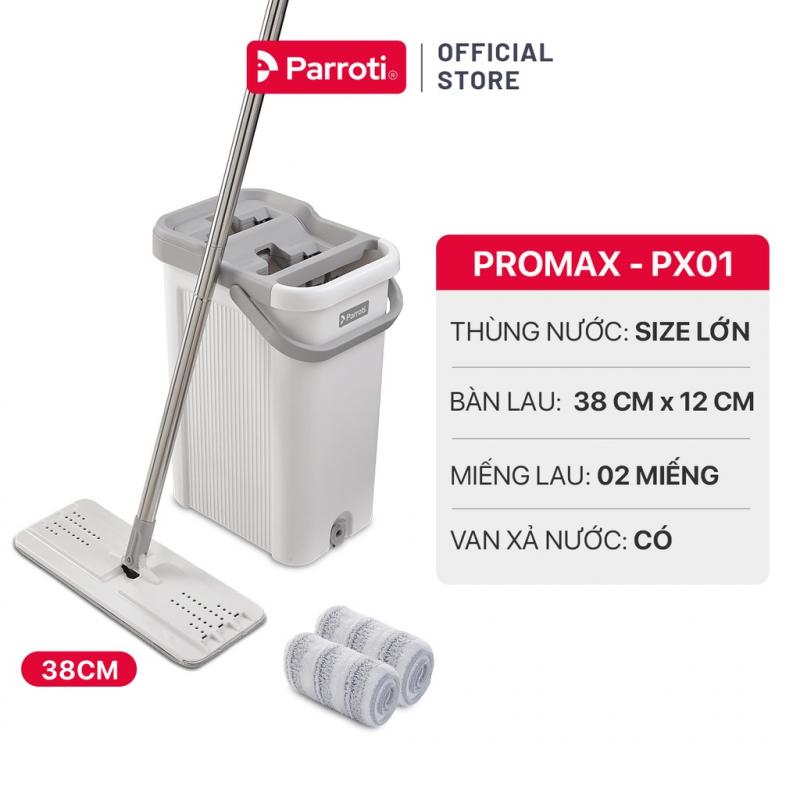 Bộ lau nhà tự vắt thông minh Parroti ProMAX PX01