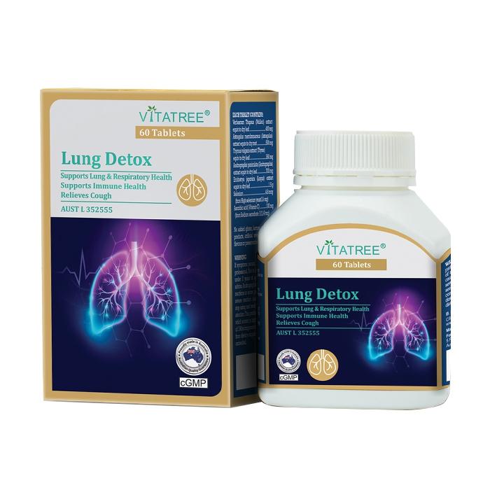 Bổ phổi Úc Vitatree Lung Detox 60 viên