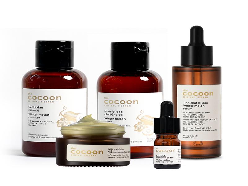 Bộ sản phẩm chăm sóc da mụn toàn diện Cocoon