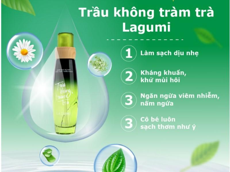 Bộ sản phẩm dưỡng da và chăm sóc sức khỏe vùng kín toàn diện Lagumi