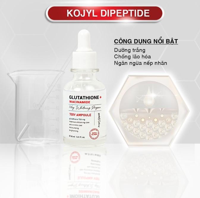 Huyết thanh trị nám truyền trắng Angel's Liquid Glutathione Plus Niacinamide 700 V-ampoule 30ml