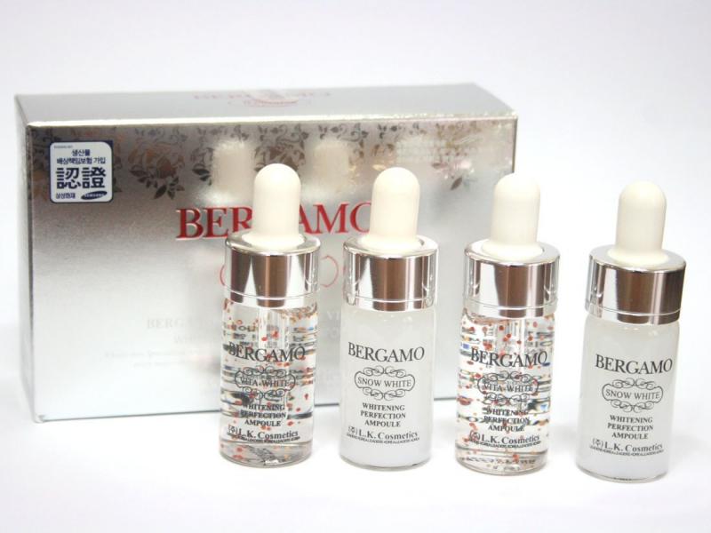 Bộ serum Bergamo Luxury Whitening Ampoule