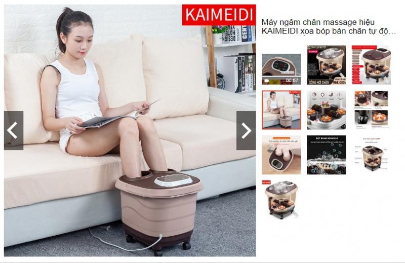 Bồn massage ngâm chân KAIMEIDI FU202