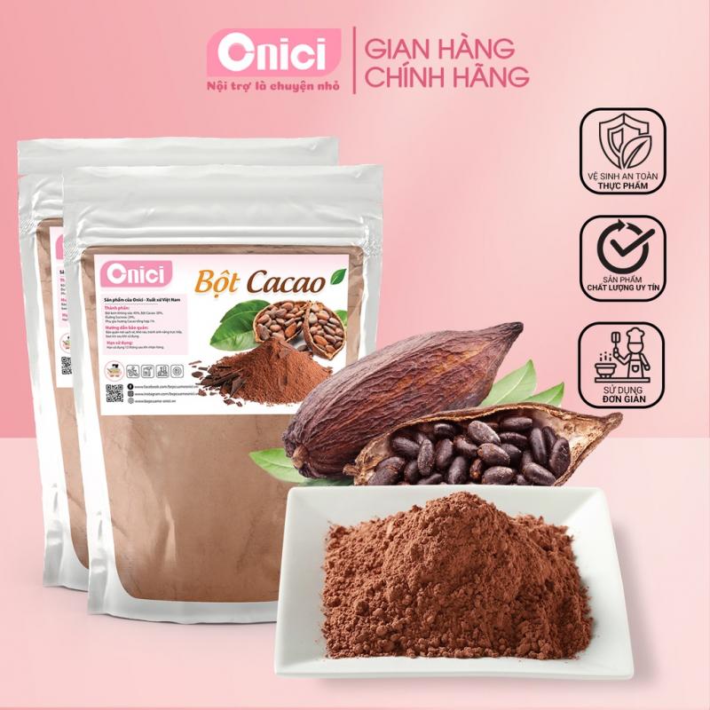 Bột cacao đắng nguyên chất Malaysia loại 1 bếp của mẹ- Onici