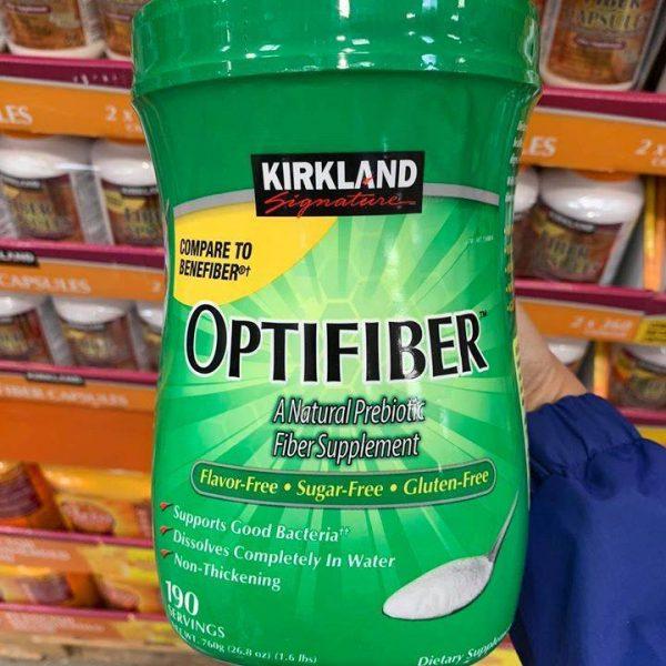 Bột hòa tan bổ sung chất xơ Kirkland Optifiber 190 khẩu phần