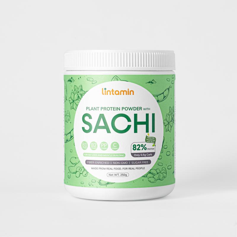Bột protein thực vật Lintamin Sachi hỗ trợ giảm cân, cải thiện vóc dáng (Hộp 250g)