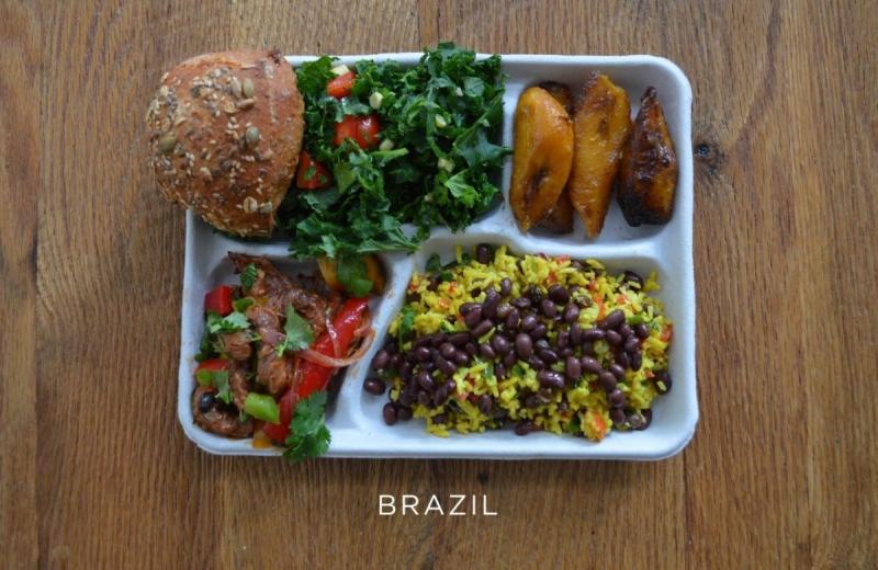 Bữa trưa của học sinh Brazil