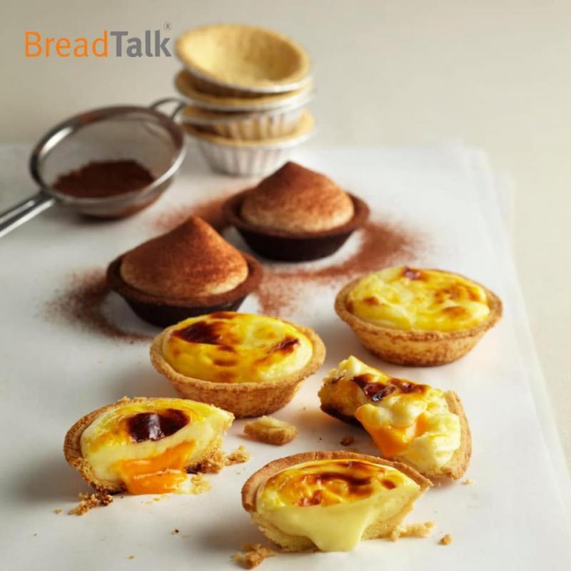 BreadTalk là một trong những quán bán cheese tart yêu thích của những người mê loại bánh này.