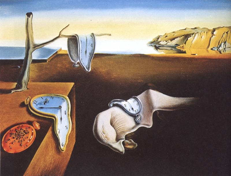 Bức tranh The Persistence Of Memory (Sự Dai Dẳng Của Ký Ức) – Salvador Dali
