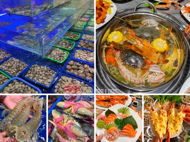 Ngoài buffet hải sản, nhà hàng Dragon Sea còn cung cấp những loại thực đơn gì khác?
