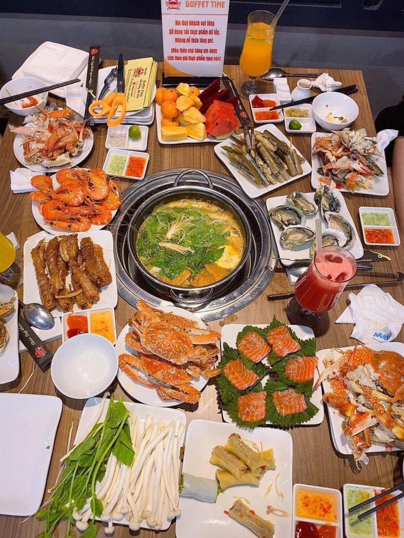 Buffet hải sản nào là đầu tiên tại Thái Nguyên?