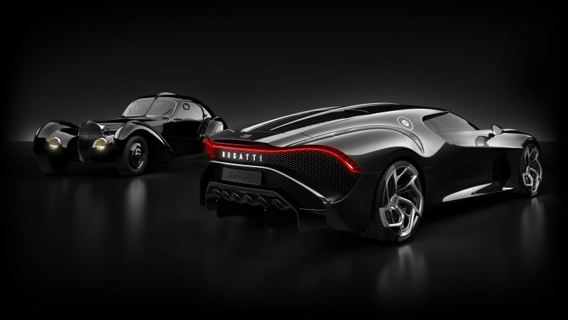 ﻿﻿Bugatti La Voiture Noire với thiết kế hệ thống 6 ống xả lạ mắt