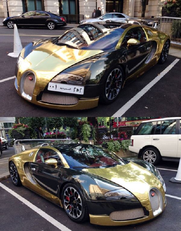 Bugatti Veyron mạ vàng