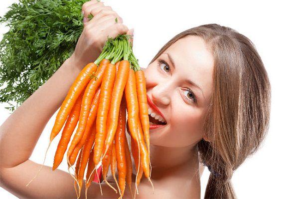 Cà rốt có tác dụng chống bạc tóc