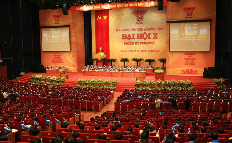 Đại hội lần thứ X của Đoàn diễn ra vào ngày 11-12-2012