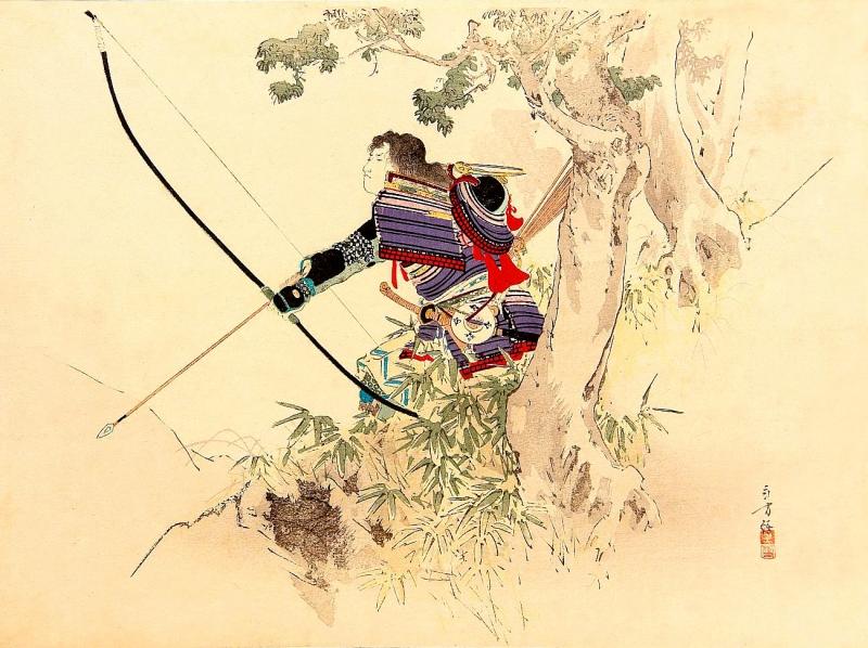 Các Samurai ưa thích việc săn bắn chó