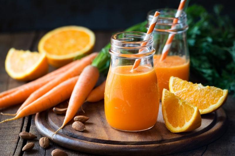 Cách làm nước ép cam, cà rốt