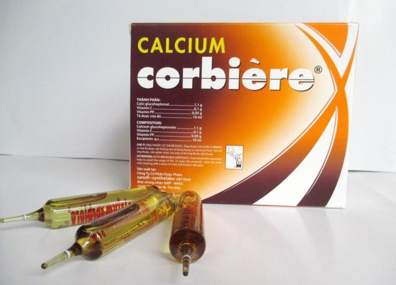 Calcium Corbiere dạng ống